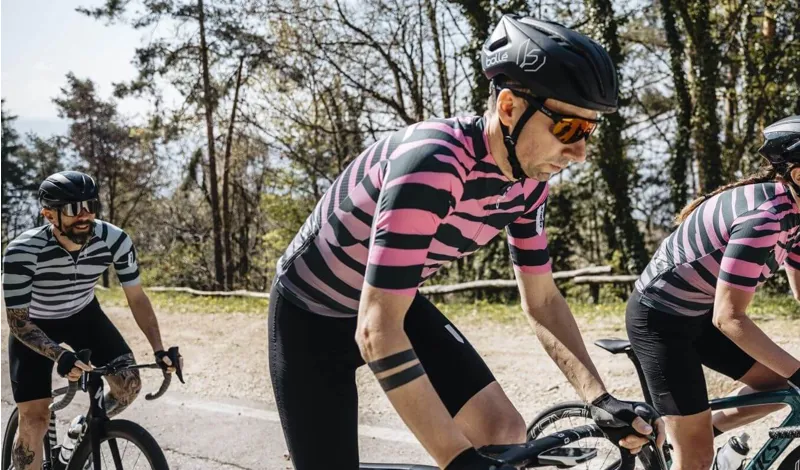 Q36.5 Short Sleeve Cycling Jersey R2 : TIGER PINK-3